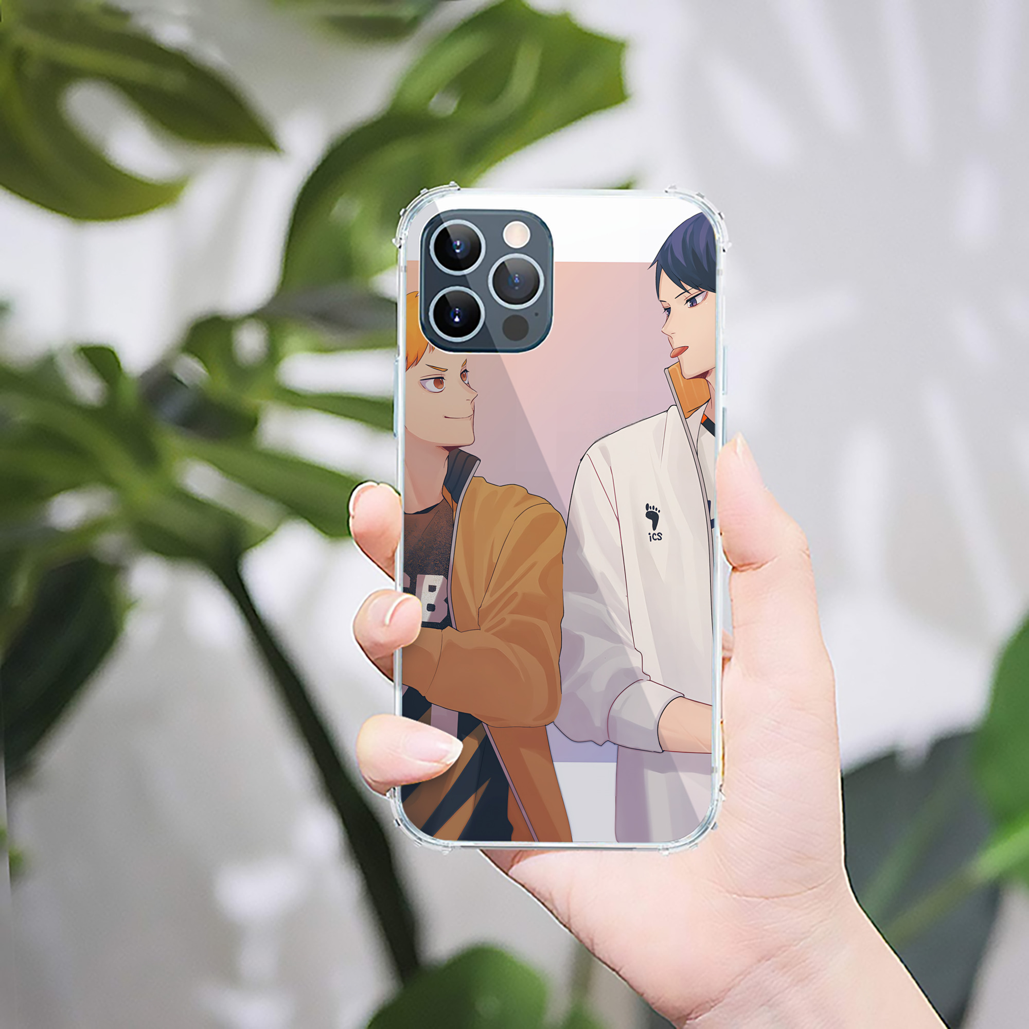 ハイキュー!! Haikyu!! 【iPhone 12シリーズ対応】透明スマホケース（クリアソフトケース）